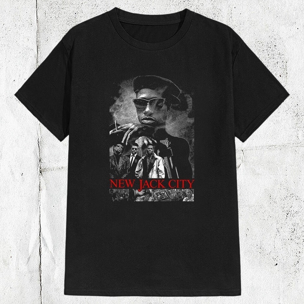 New Jack City 90s Crime Movie Fan Graphic T-Shirt